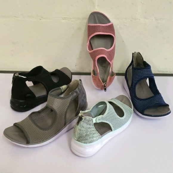 JBU by Jambu Nanette Sandal mint green water & land stretchy - Picture 3 of 7